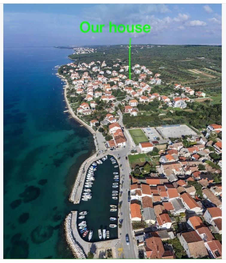 Apartman Lipotica Diklo Zára Kültér fotó